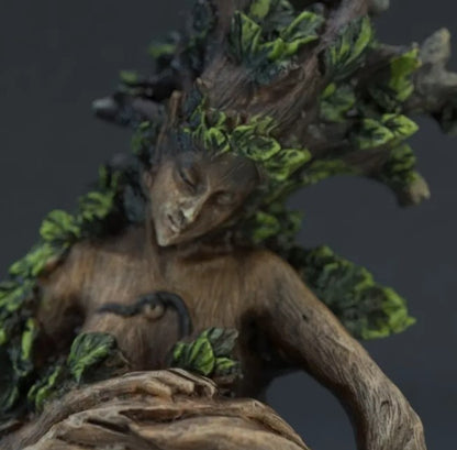 Sculpture Déesse de la Forêt — Art Décoratif Mystique